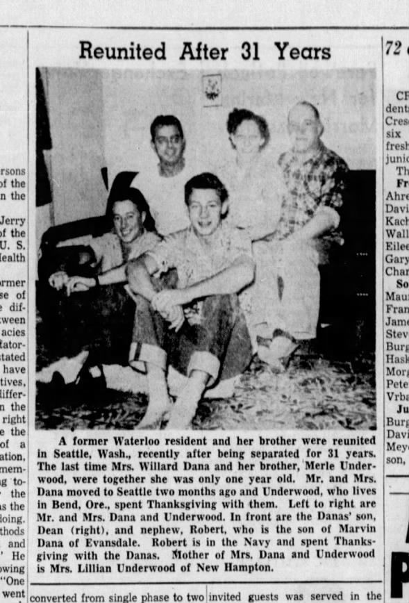 Clipping from The Courier